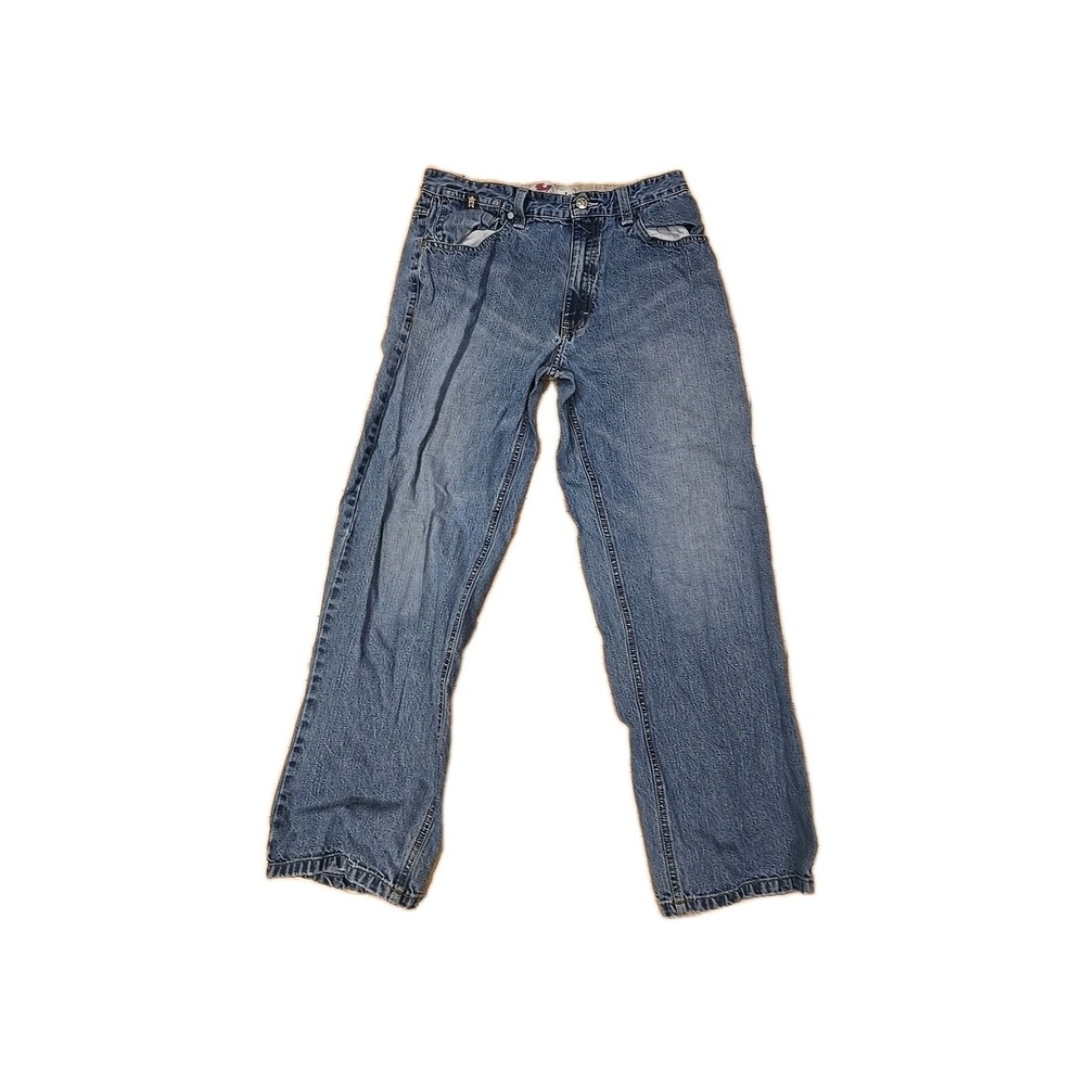 Raw Edge Boot Cut Jeans Size Boys 18